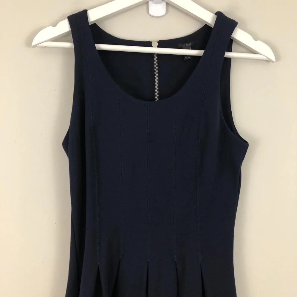 J. Crew Fit & Flare Stretch A-line Dress